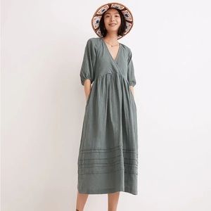 Marianna Puff-Sleeve Midi Dress